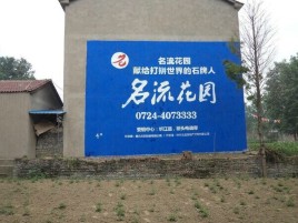 灵璧农村墙体广告的长尾效应