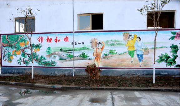 灵璧乡镇文化墙 乡风文明焕发新活力