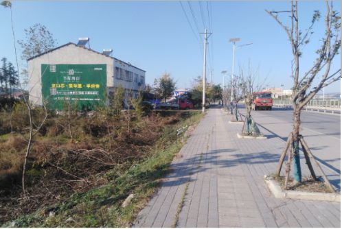 灵璧书山南院墙体广告