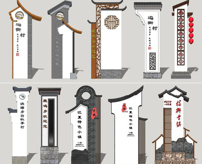 灵璧美丽乡村标识标牌有哪些分类？