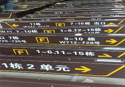 灵璧广告标识中，常见的几种安装方式。