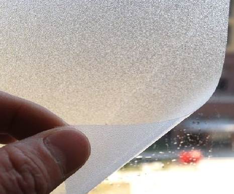 灵璧玻璃门外面粘广告用什么材料好？