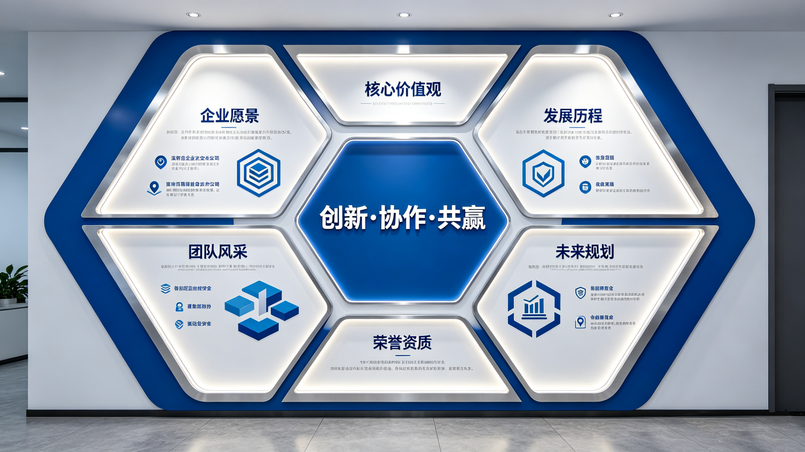 灵璧企业文化墙六边形避坑指南（新手常犯5个错误）